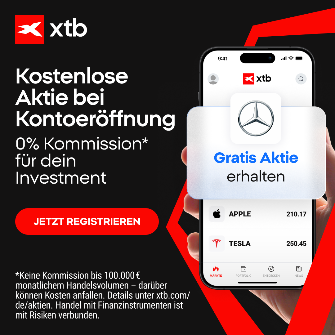Depot eröffnen und Gratis-Aktie beim Broker Xtebir erhalten
